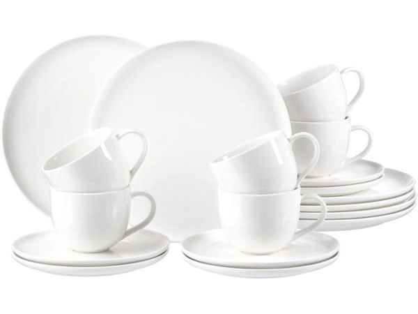 Een Servies set 6x kop schotel 6x bord koop je bij Supply Mij