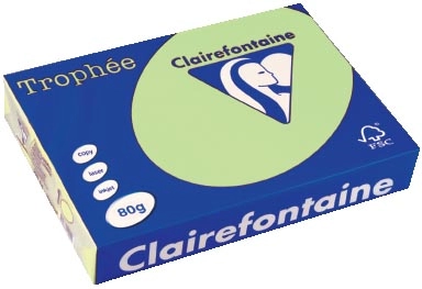 Een Clairefontaine Trophee groen 80gr a4 koop je bij Supply Mij