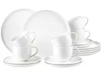 Een Servies set 6x kop schotel 6x bord koop je bij Supply Mij