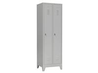 Een Locker 2-delig 190x60x50cm lichtrijs koop je bij Supply Mij