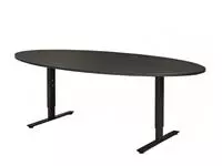 Een Vergadertafel Ellips 220x110cm keuze uit 3 onderstellen koop je bij Supply Mij