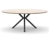 Een Vergadertafel rond Cube 120cm halifax/antraciet koop je bij Supply Mij