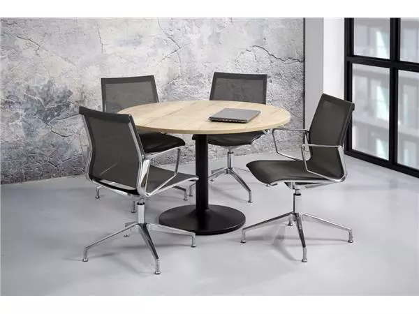 Een Vergadertafel rond 120cm koop je bij Supply Mij