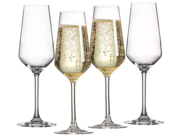 Een Champagneglas 230ml 4 stuks koop je bij Supply Mij