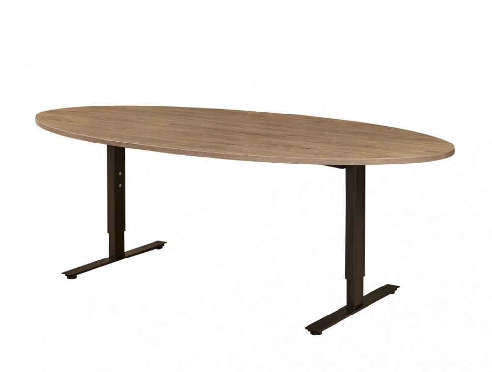 Een Vergadertafel Ellips 220x110cm keuze uit 3 onderstellen koop je bij Supply Mij